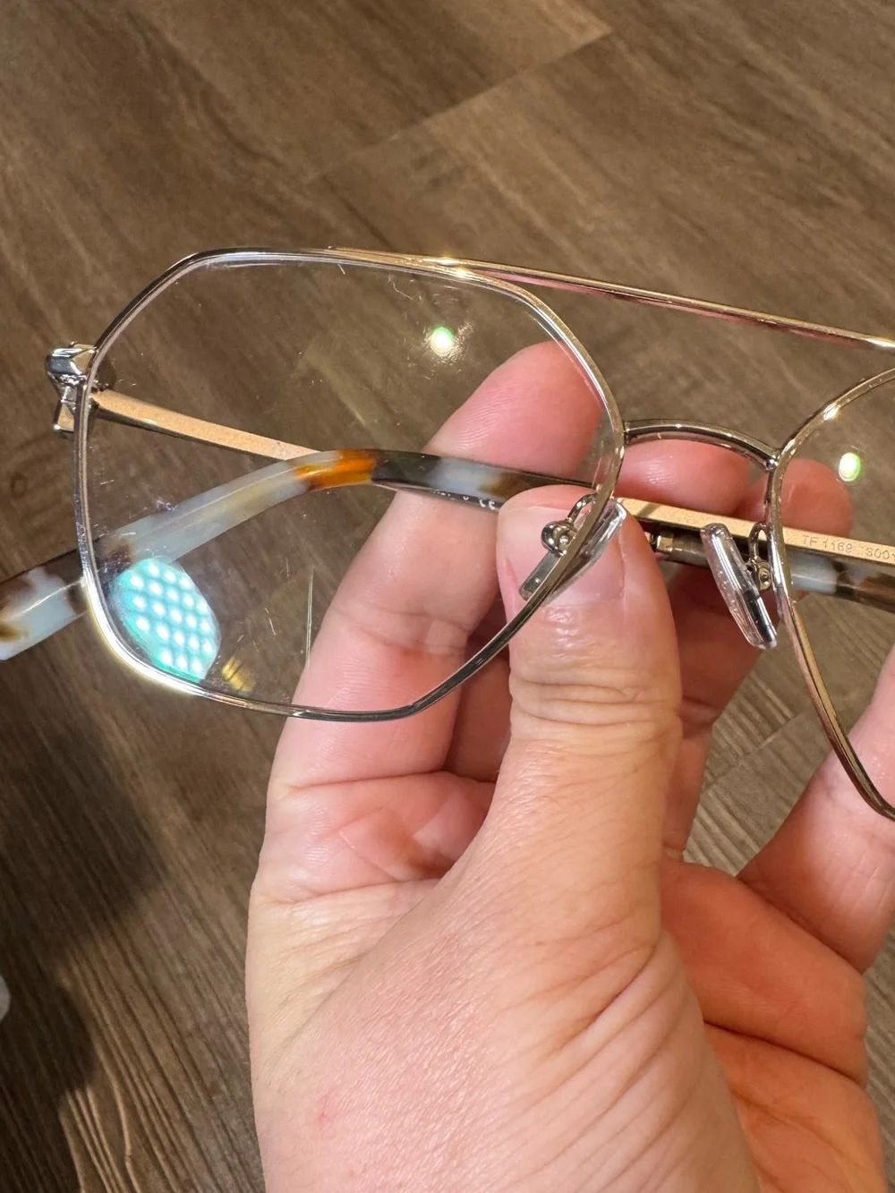 Tiffany & Co T Logo Aviator Eyeglasses TF1169